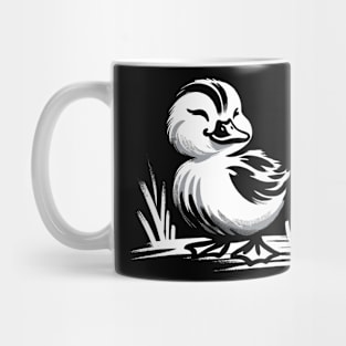 Kawaii Cool Retro Duck Japan Style Funny Duck Mug